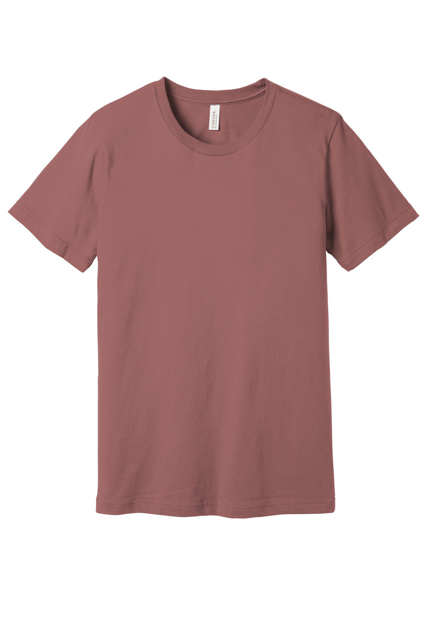 BELLA+CANVAS ® Unisex Jersey Short Sleeve Tee. BC3001 Mauve