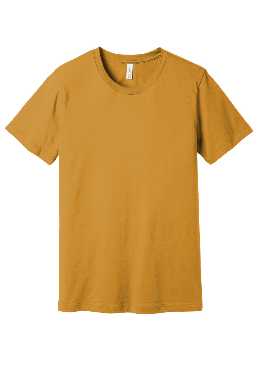BELLA+CANVAS ® Unisex Jersey Short Sleeve Tee. BC3001 Mustard