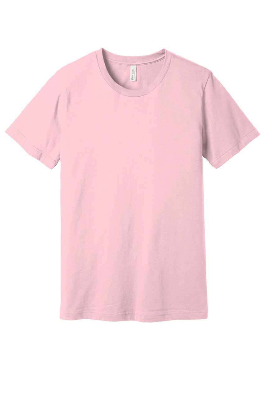 BELLA+CANVAS ® Unisex Jersey Short Sleeve Tee. BC3001 Pink