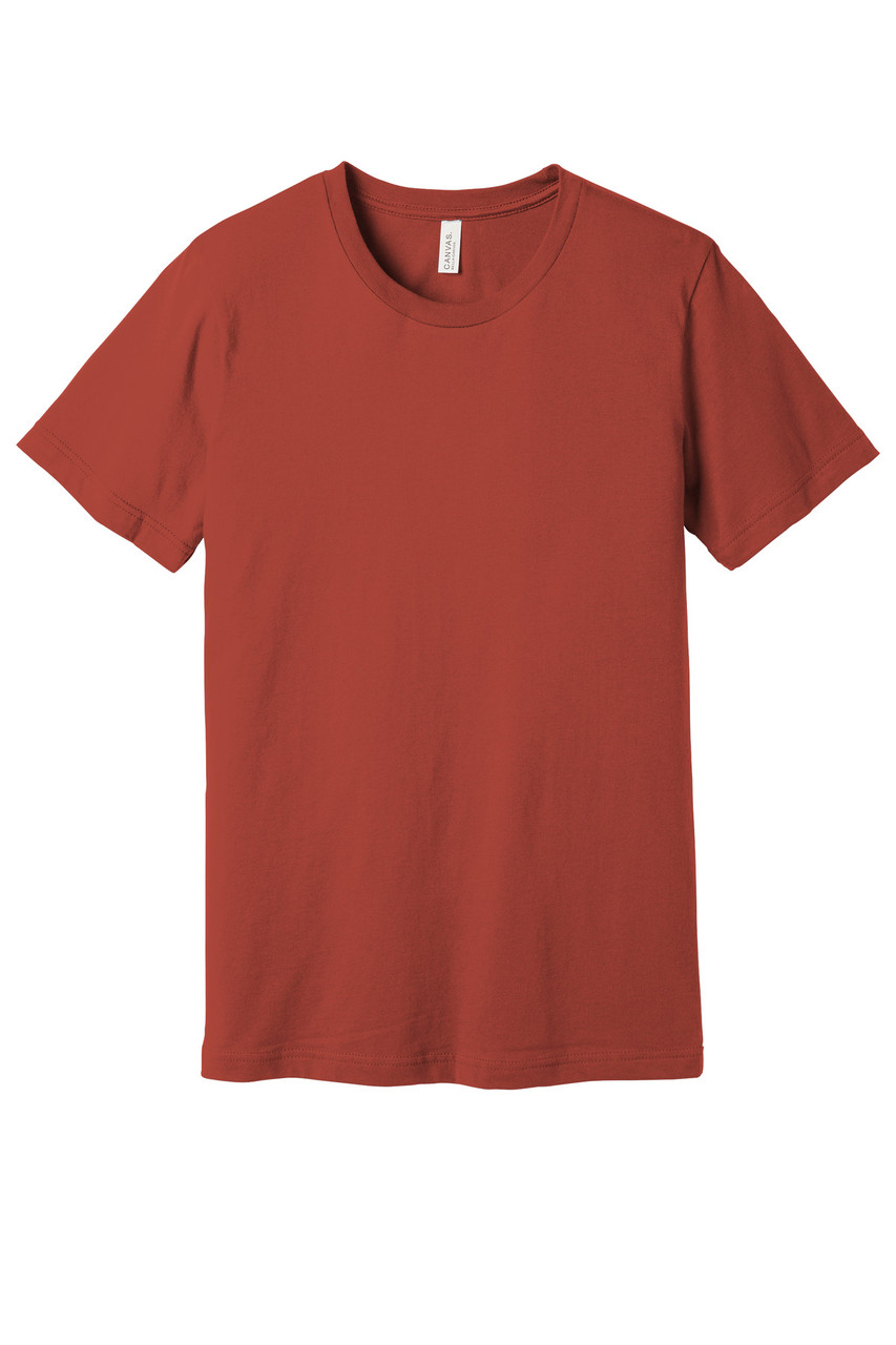 BELLA+CANVAS ® Unisex Jersey Short Sleeve Tee. BC3001 Rust