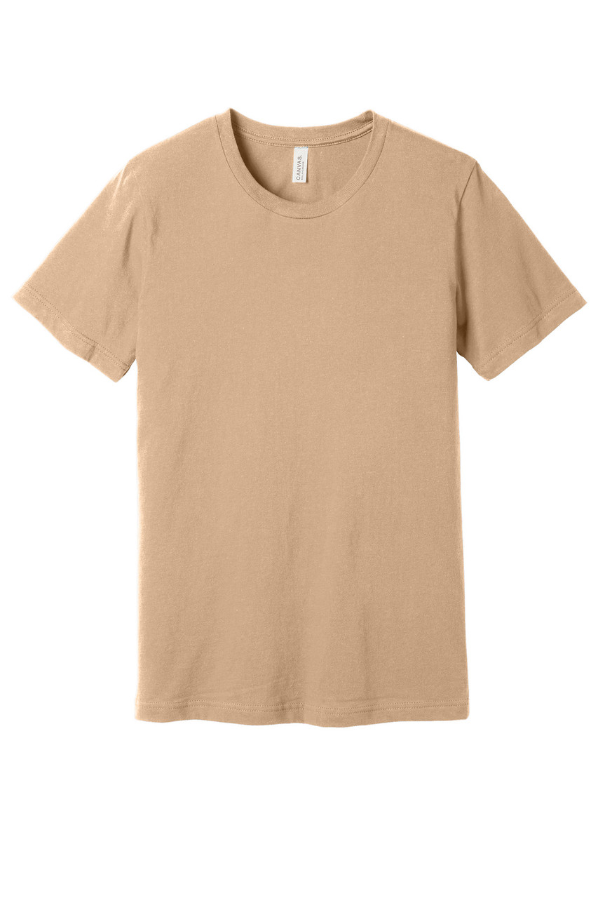 BELLA+CANVAS ® Unisex Jersey Short Sleeve Tee. BC3001 Sand Dune