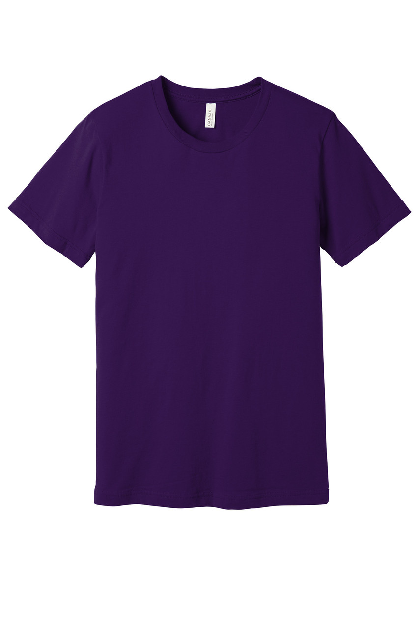 BELLA+CANVAS ® Unisex Jersey Short Sleeve Tee. BC3001 Team Purple