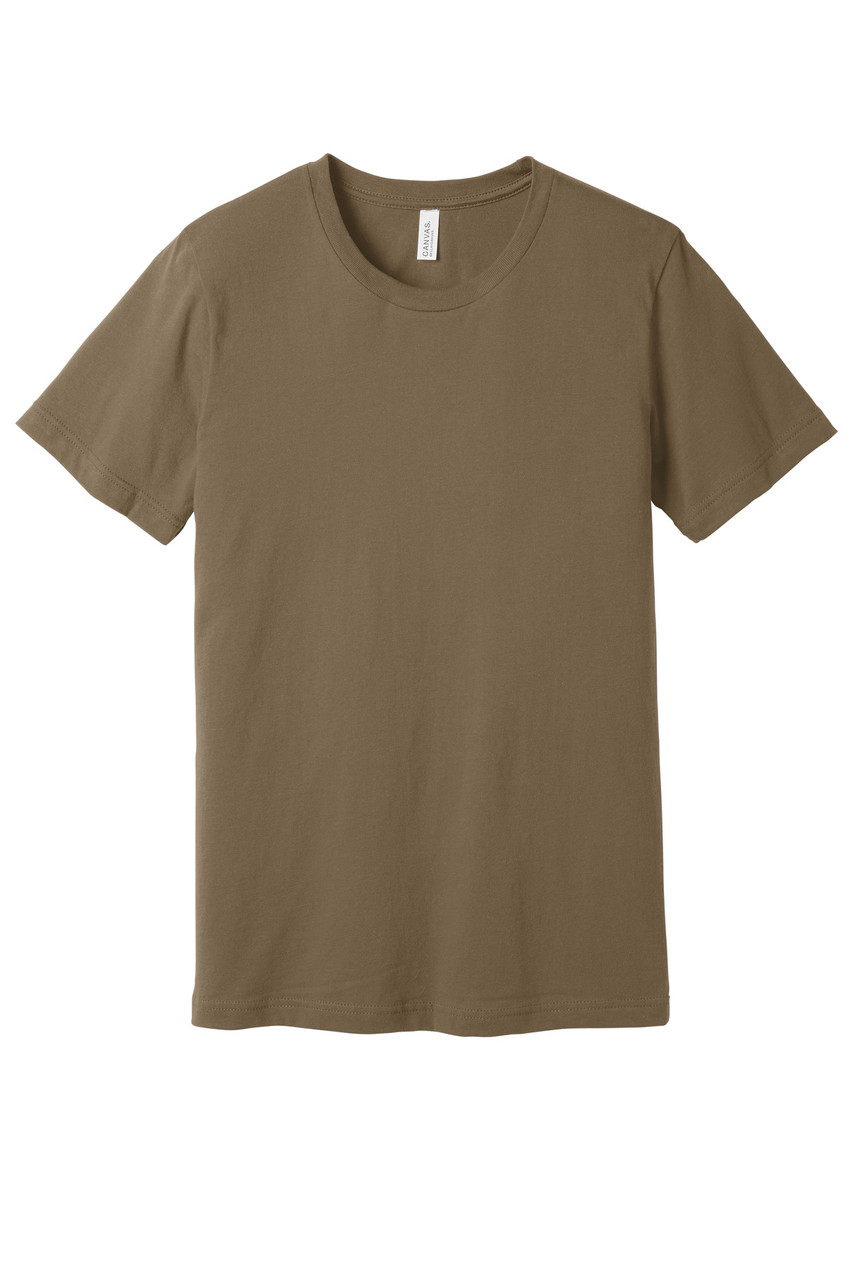 BELLA+CANVAS ® Unisex Jersey Short Sleeve Tee. BC3001 Vintage Brown