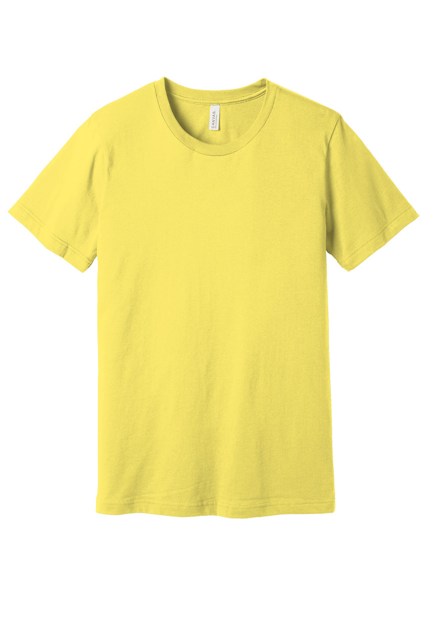 BELLA+CANVAS ® Unisex Jersey Short Sleeve Tee. BC3001 Yellow
