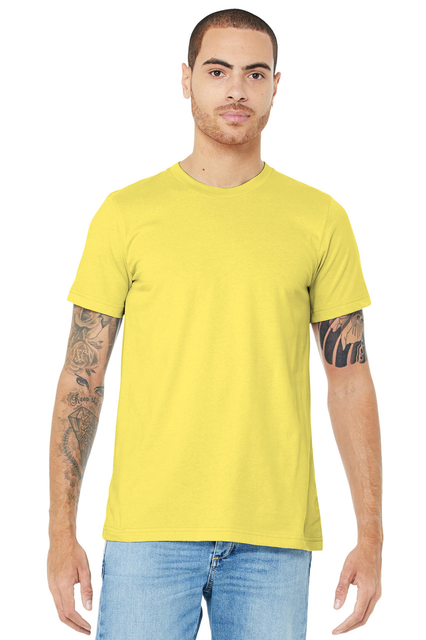 BELLA+CANVAS ® Unisex Jersey Short Sleeve Tee. BC3001 Yellow XS