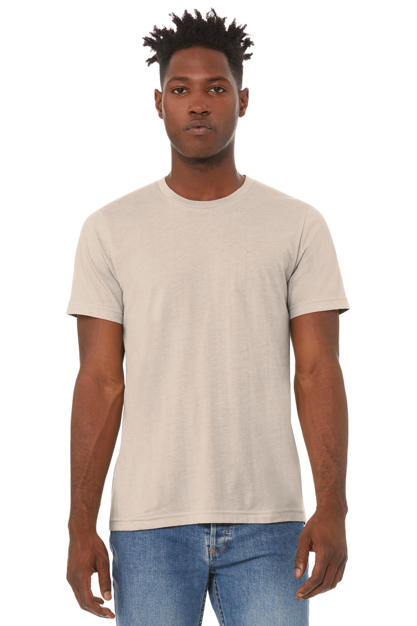BELLA+CANVAS ® Unisex Heather CVC Short Sleeve Tee. BC3001CVC Heather Dust
