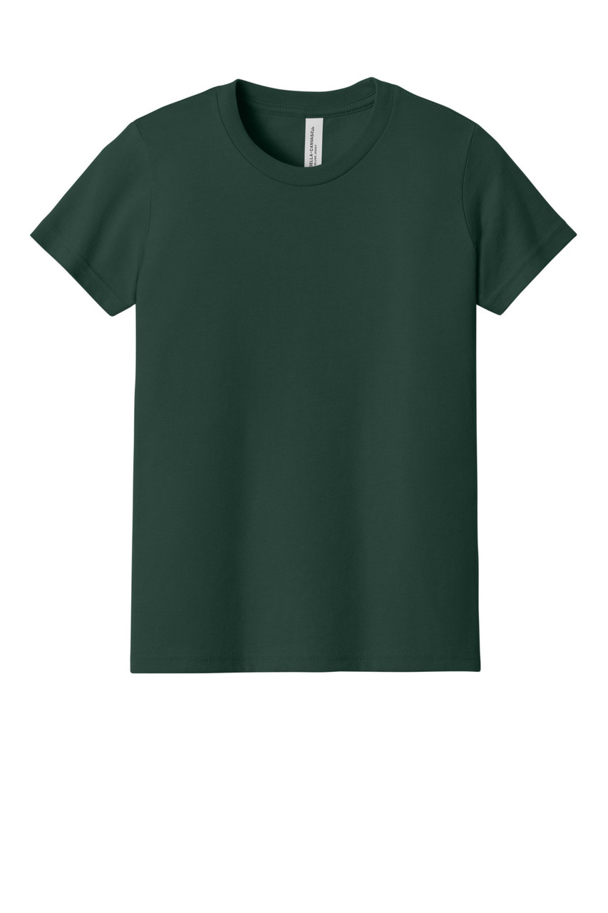 BELLA+CANVAS ® Youth Jersey Short Sleeve Tee. BC3001Y Forest