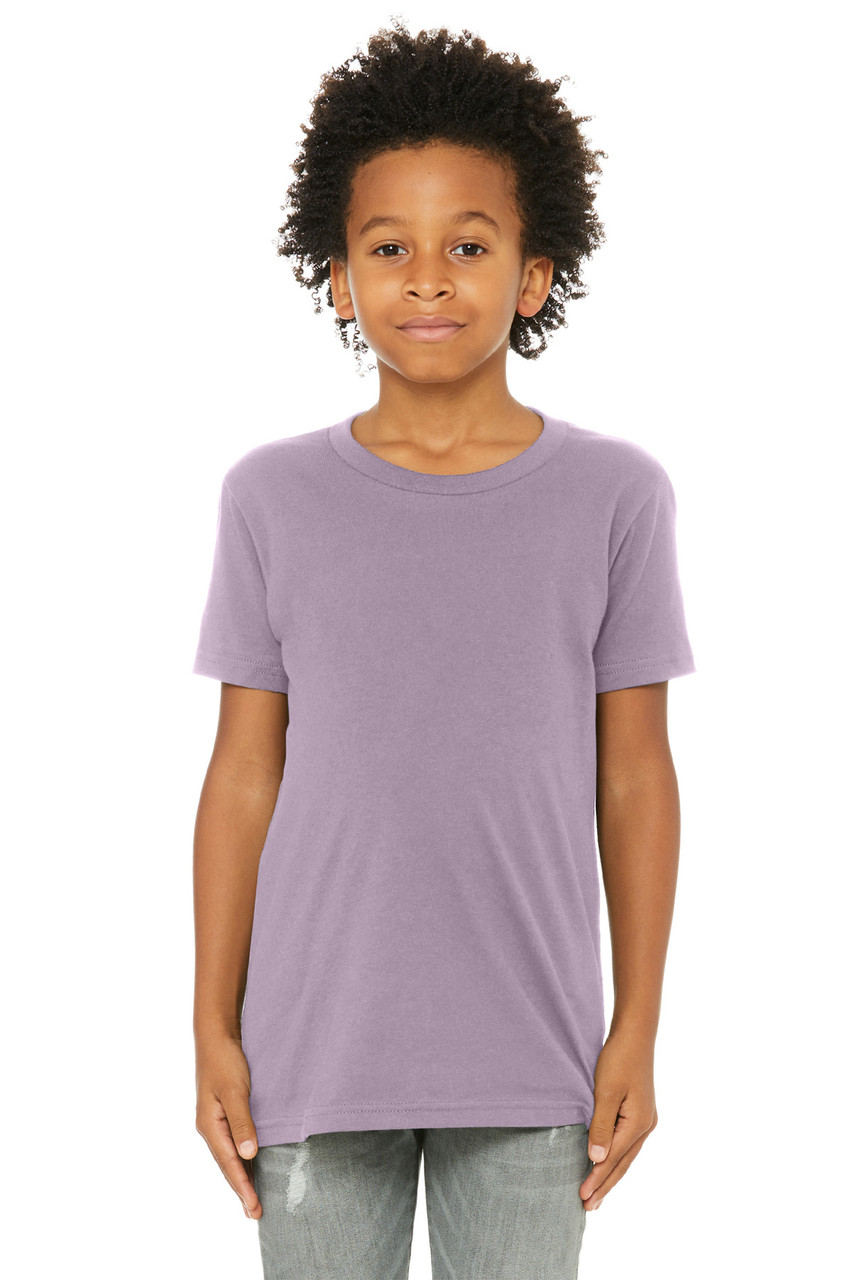 BELLA+CANVAS ® Youth Jersey Short Sleeve Tee. BC3001Y Light Violet