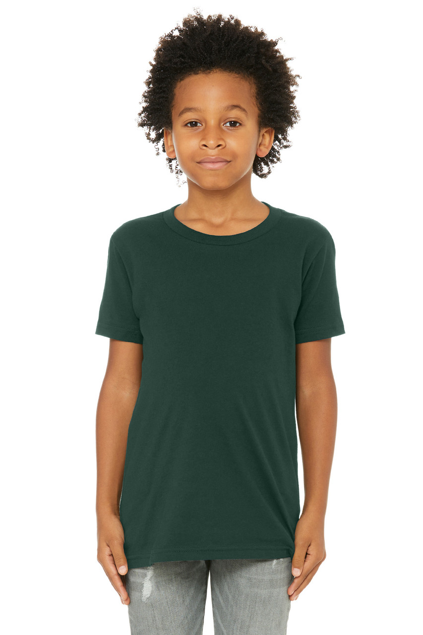 BELLA+CANVAS ® Youth Jersey Short Sleeve Tee. BC3001Y Forest