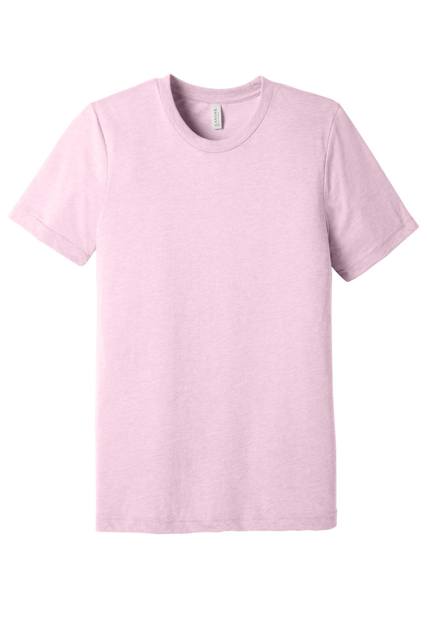 BELLA+CANVAS ® Unisex Triblend Short Sleeve Tee. BC3413 Pink Triblend