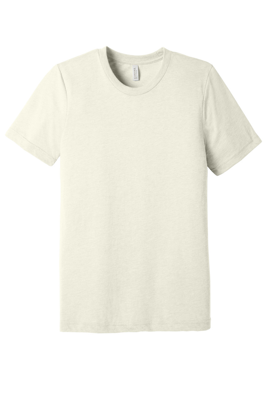 BELLA+CANVAS ® Unisex Triblend Short Sleeve Tee. BC3413 Solid Natural Triblend