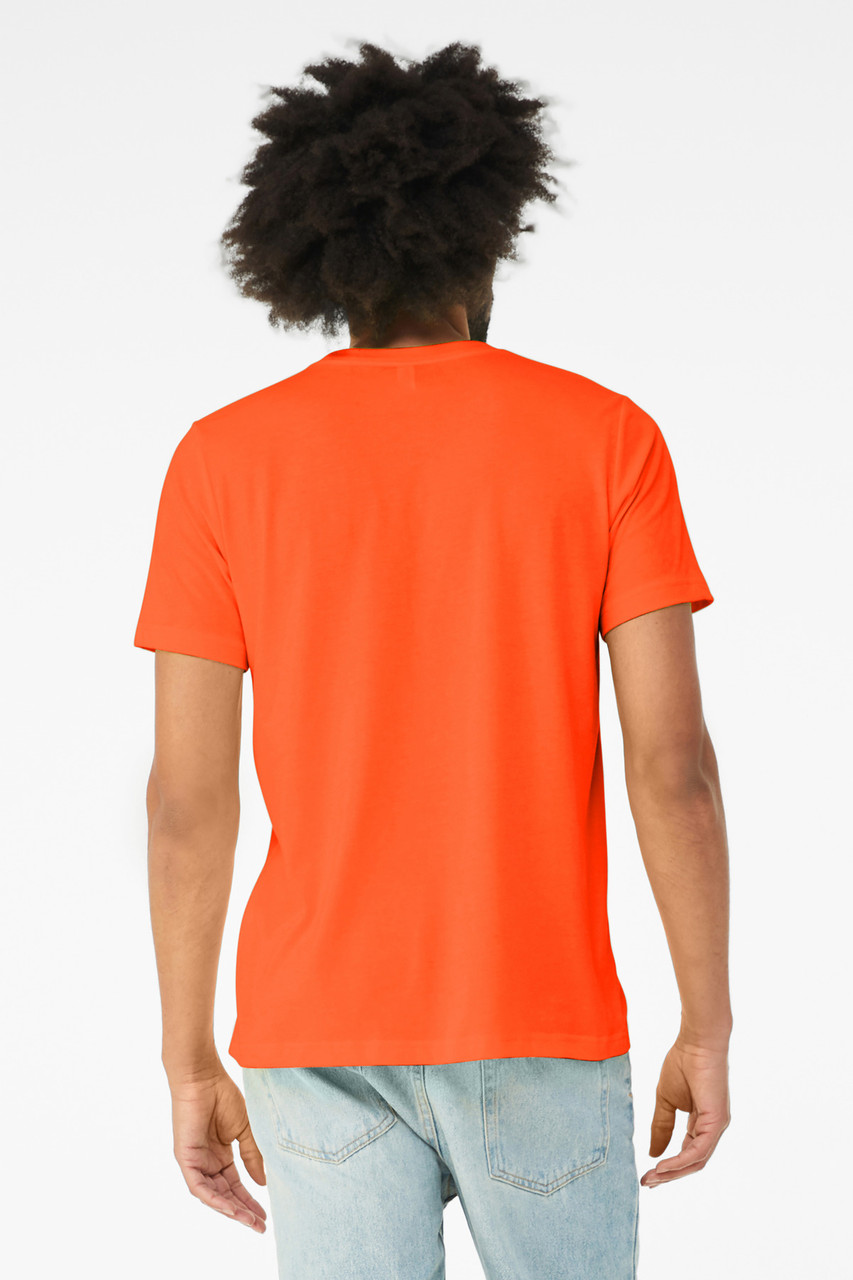 BELLA+CANVAS ® Unisex Triblend Short Sleeve Tee. BC3413 Solid Orange Triblend