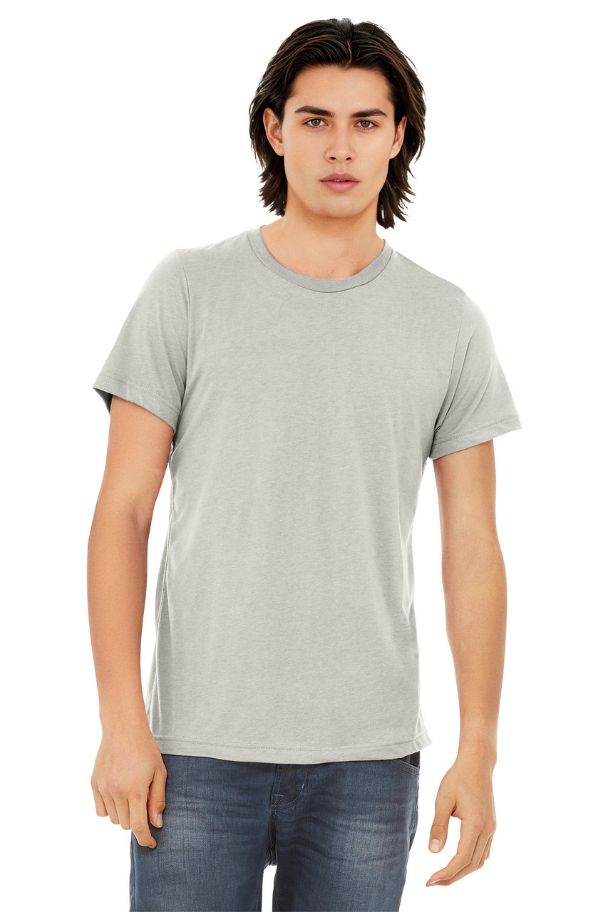 BELLA+CANVAS ® Unisex Triblend Short Sleeve Tee. BC3413 Cement Triblend