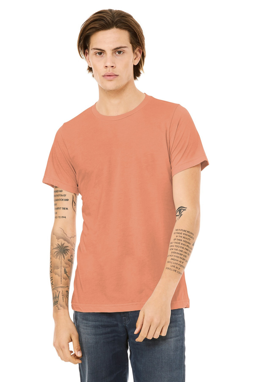 BELLA+CANVAS ® Unisex Triblend Short Sleeve Tee. BC3413 Sunset Triblend S