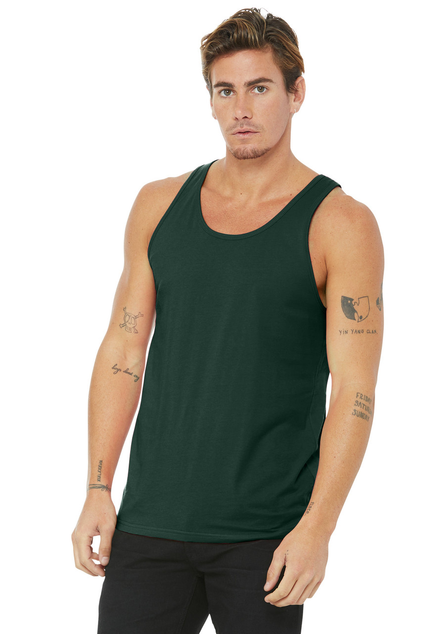BELLA+CANVAS ® Unisex Jersey Tank. BC3480 Forest