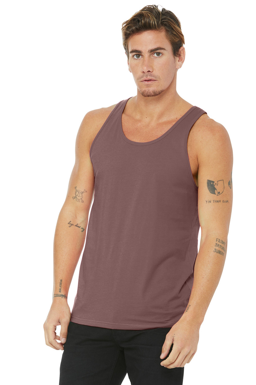 BELLA+CANVAS ® Unisex Jersey Tank. BC3480 Mauve