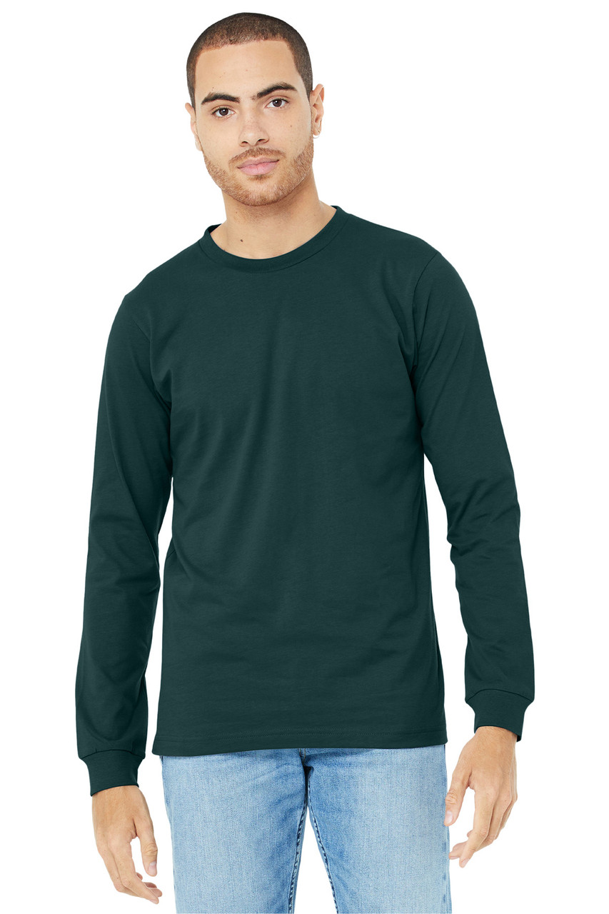 BELLA+CANVAS ® Unisex Jersey Long Sleeve Tee. BC3501 Atlantic