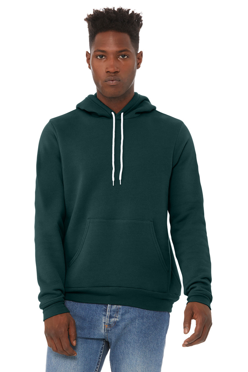 BELLA+CANVAS ® Unisex Sponge Fleece Pullover Hoodie. BC3719 Atlantic