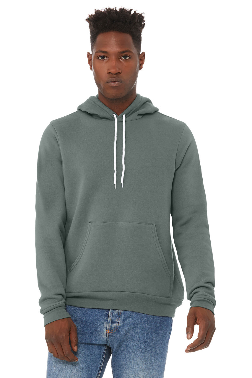 BELLA+CANVAS ® Unisex Sponge Fleece Pullover Hoodie. BC3719 Blue Storm