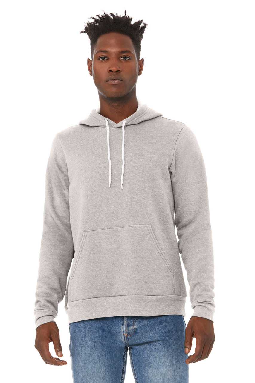 BELLA+CANVAS ® Unisex Sponge Fleece Pullover Hoodie. BC3719 Heather Dust