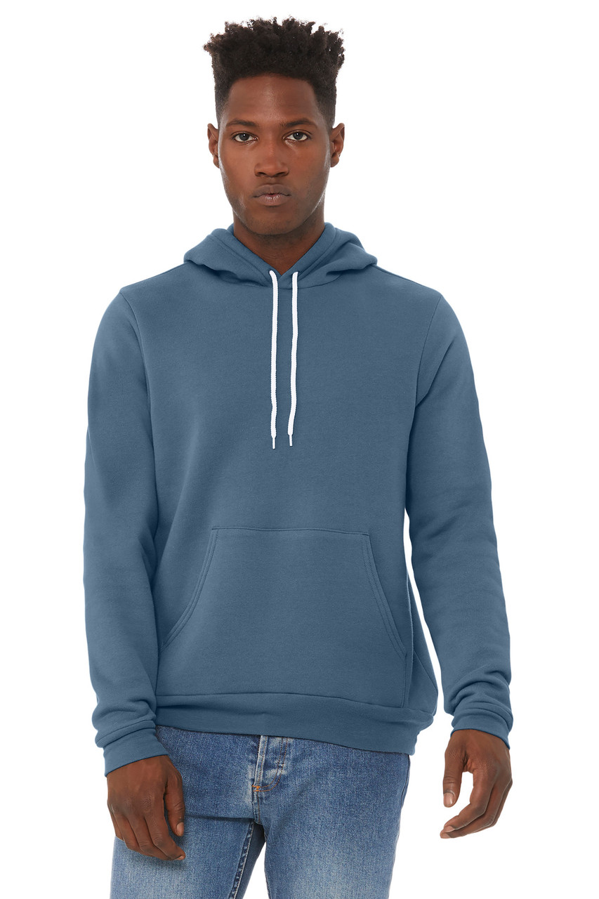BELLA+CANVAS ® Unisex Sponge Fleece Pullover Hoodie. BC3719 Steel Blue