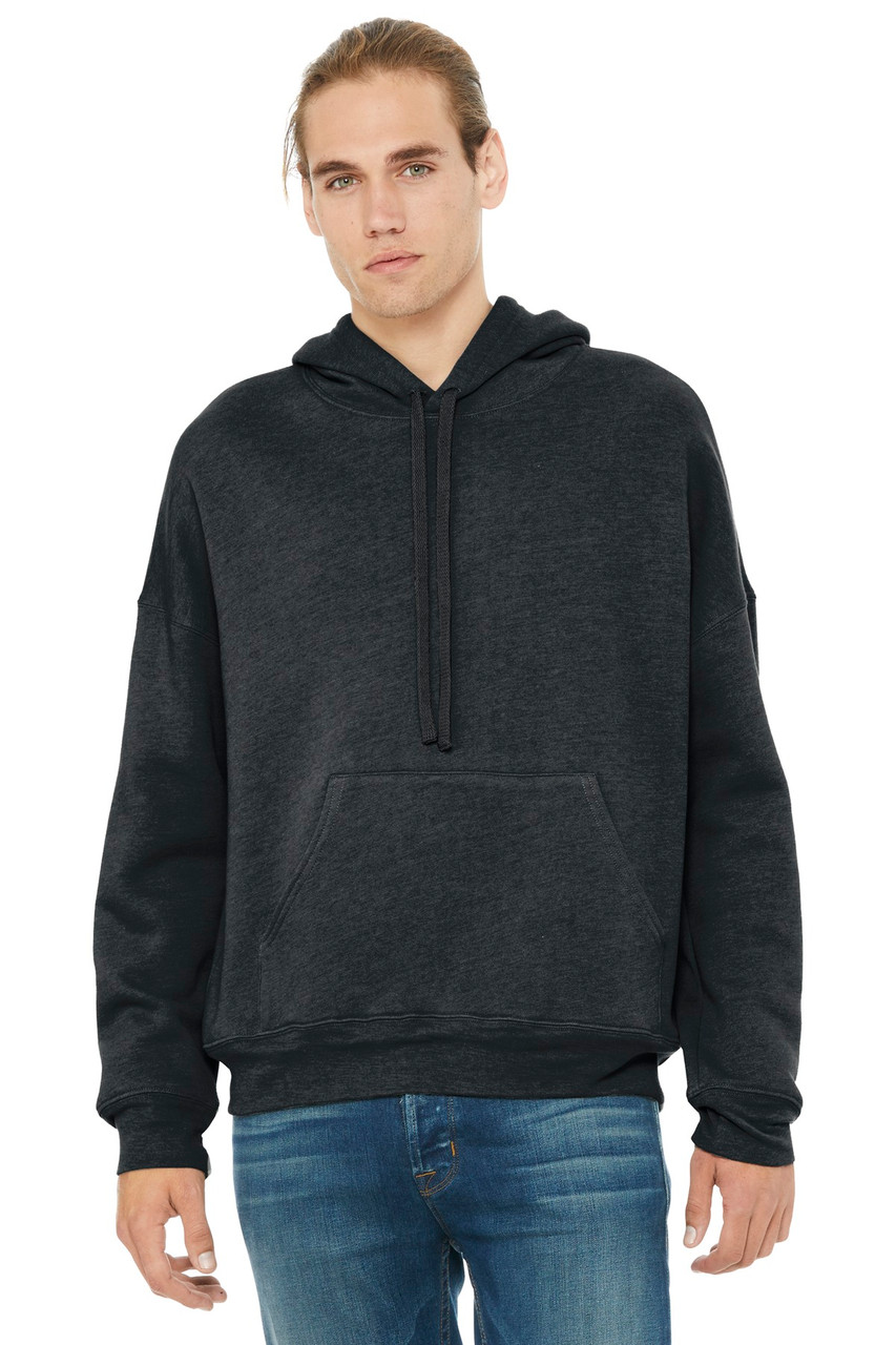 BELLA+CANVAS ® Unisex Sponge Fleece Pullover DTM Hoodie. BC3729 Dark Grey Heather