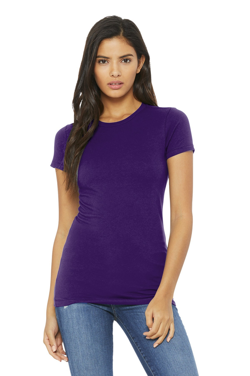 BELLA+CANVAS ® Women's Slim Fit Tee. BC6004 Team Purple