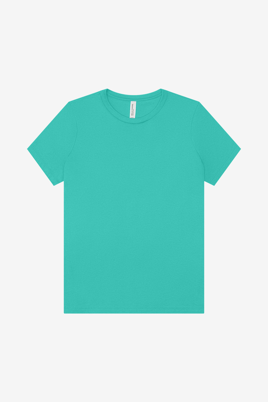 BELLA+CANVAS ® Women's Relaxed Jersey Short Sleeve Tee. BC6400 Teal