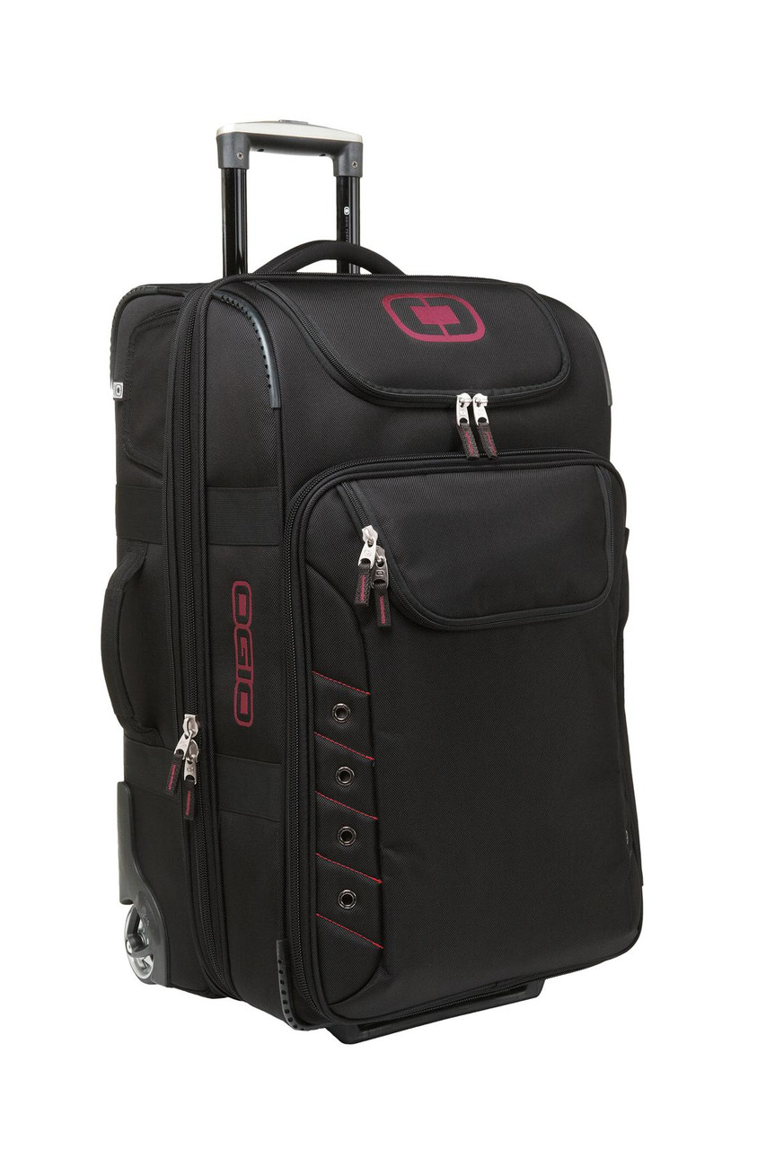 OGIO® - Canberra 26 Travel Bag. 413006 Black/ Signal Red