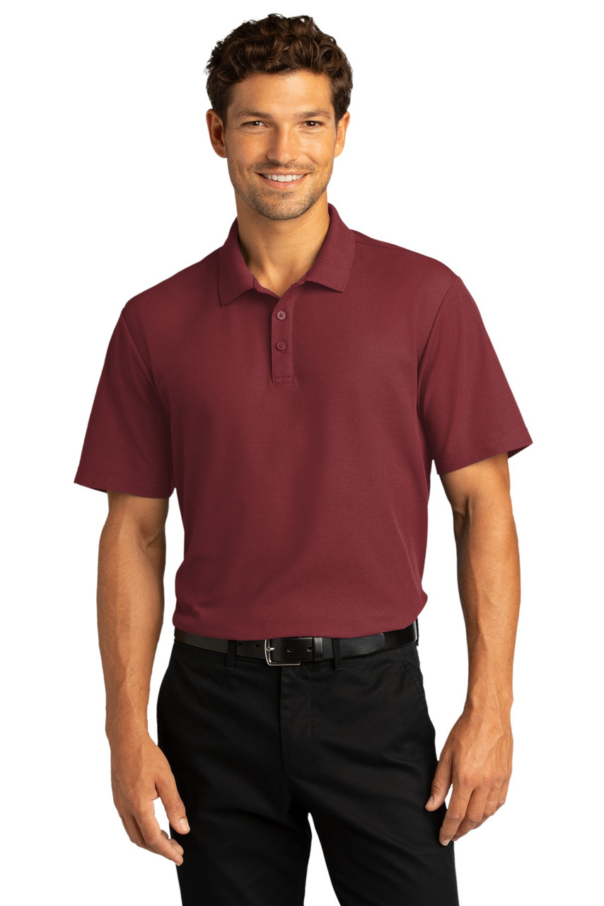 Port Authority ® SuperPro ™ React ™ Polo. K810 Burgundy