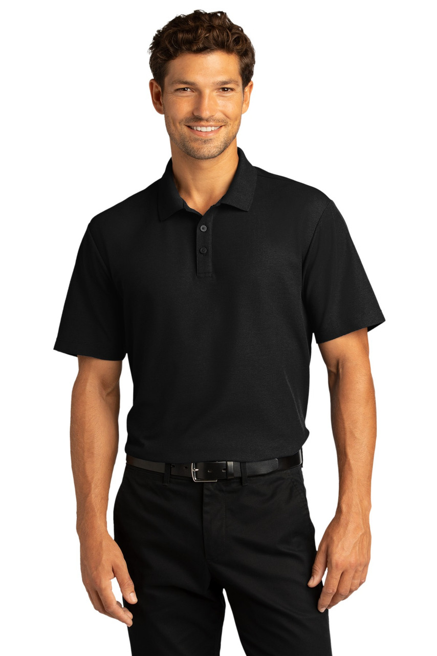 Port Authority ® SuperPro ™ React ™ Polo. K810 Deep Black