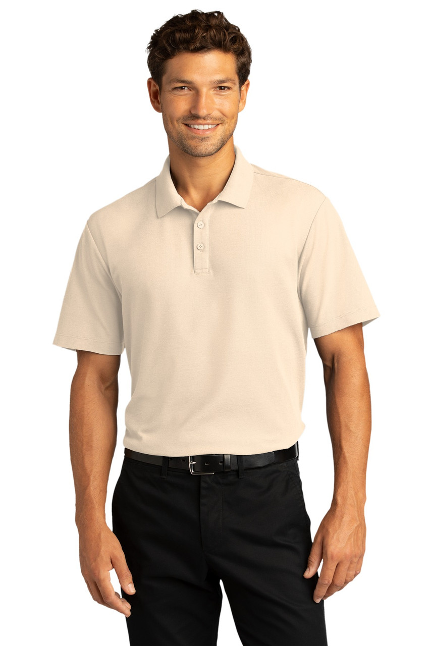 Port Authority ® SuperPro ™ React ™ Polo. K810 Ecru