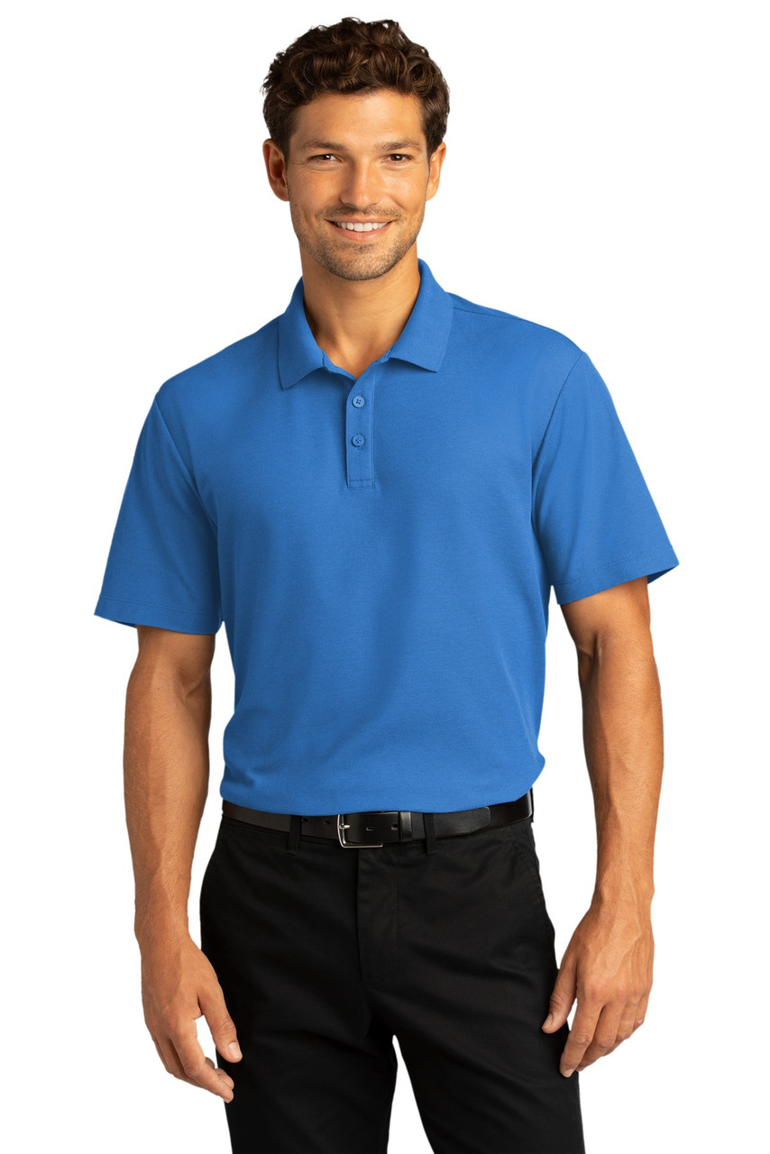 Port Authority ® SuperPro ™ React ™ Polo. K810 Strong Blue
