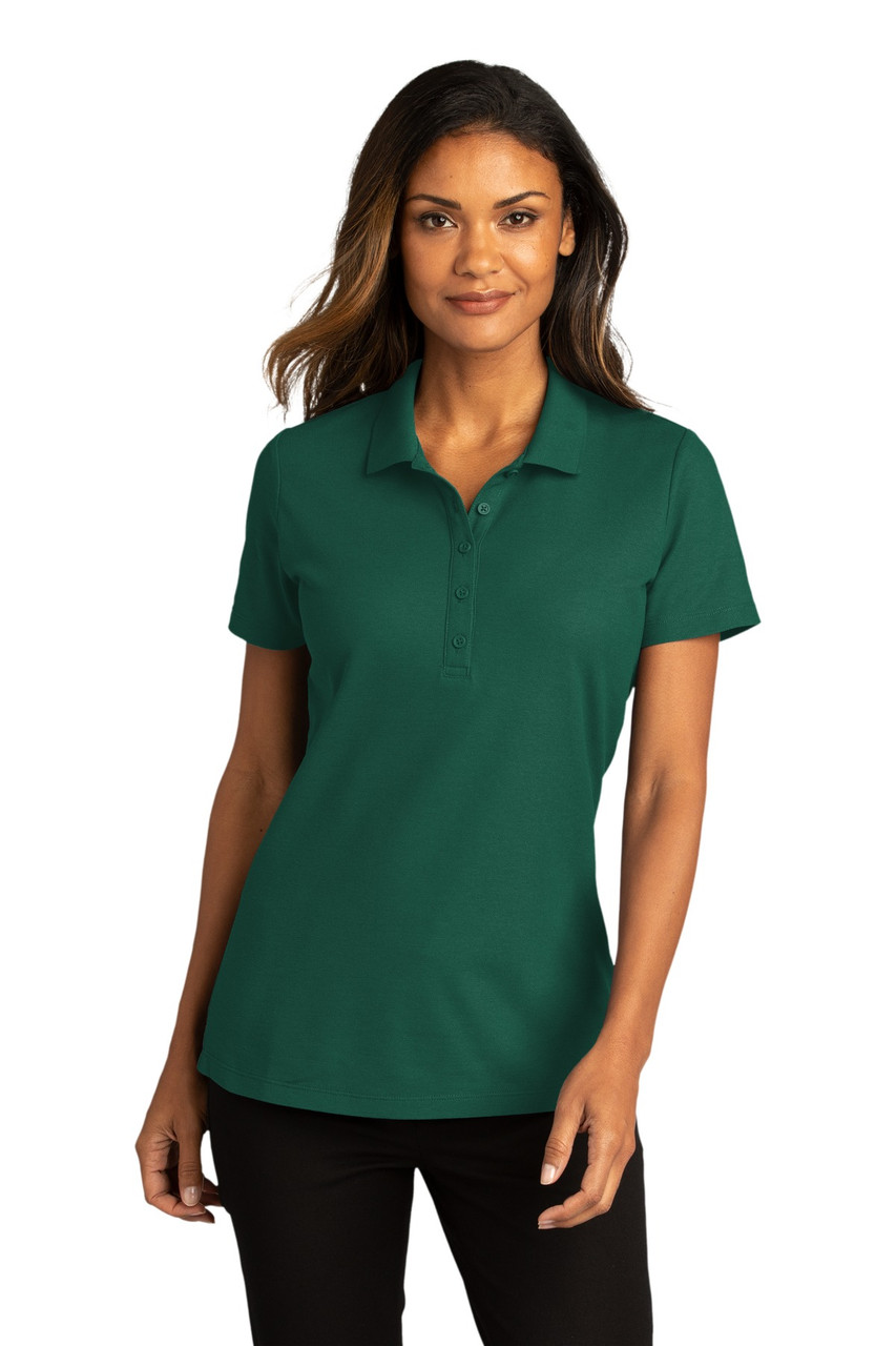 Port Authority®  Ladies SuperPro™  React™  Polo. LK810 Marine Green