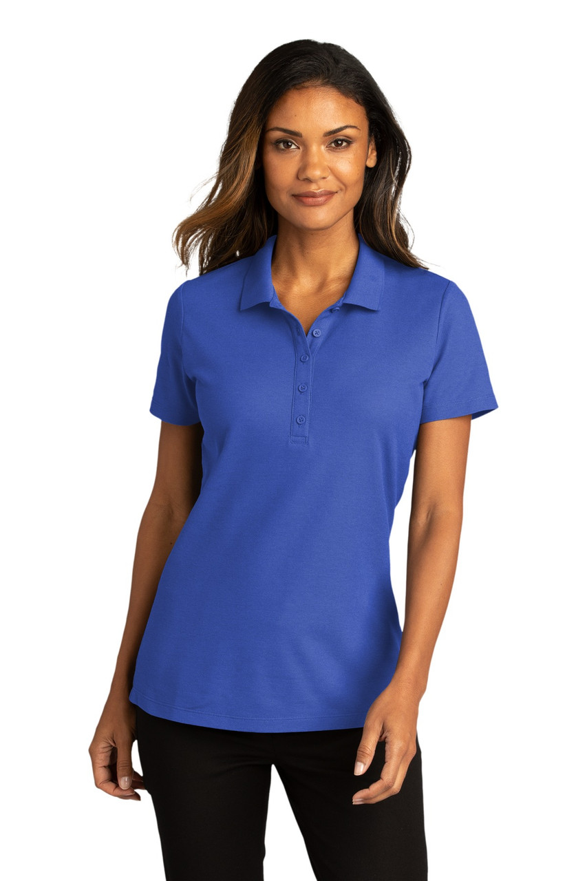 Port Authority®  Ladies SuperPro™  React™  Polo. LK810 True Royal