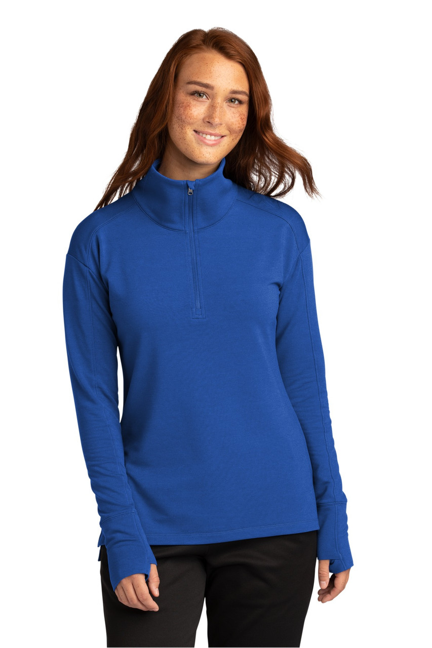 Sport-Tek® Ladies Sport-Wick® Flex Fleece 1/4-Zip. LST561 True Royal