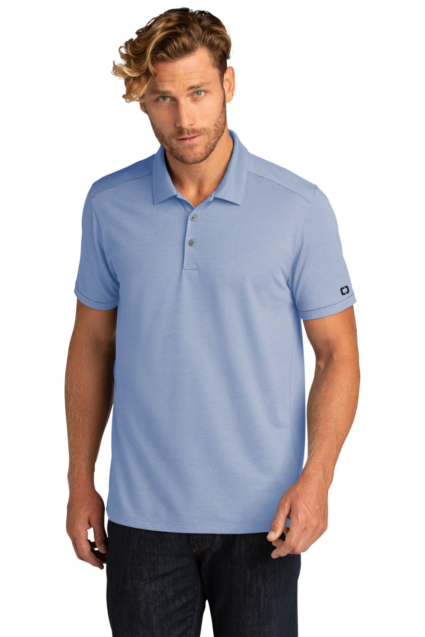 OGIO ® Code Stretch Polo. OG146 Force Blue Heather