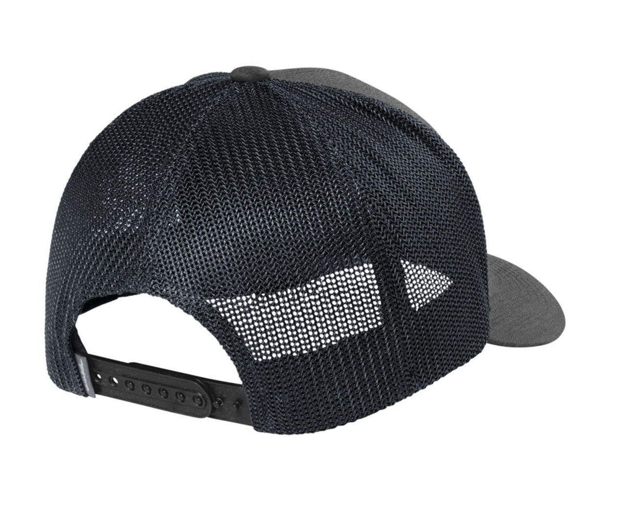 TravisMathew Cruz Trucker Cap. TM1MU423 Black Heather Back