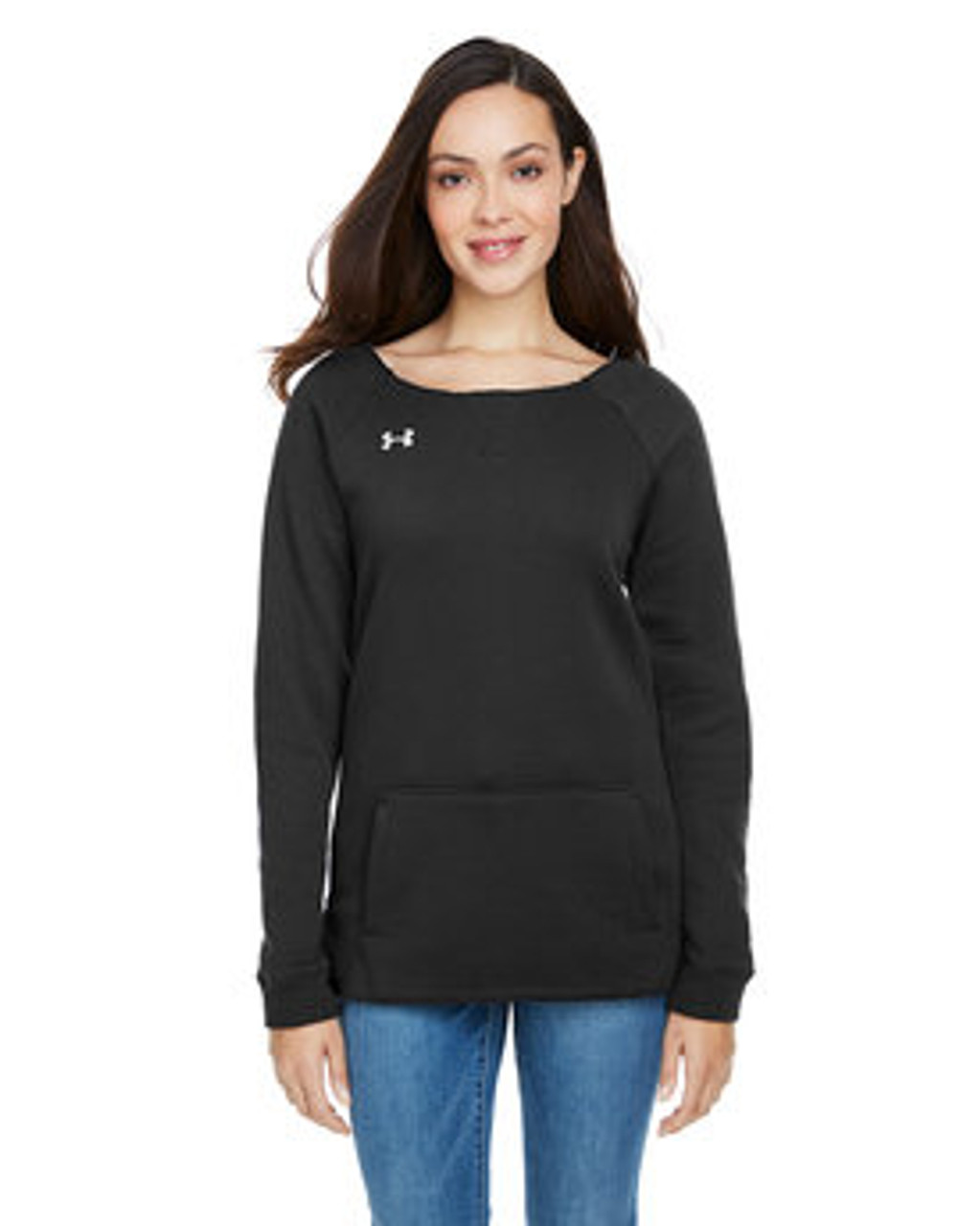 Under Armour Ladies' Hustle Fleece Crewneck  Sweatshirt 1305784