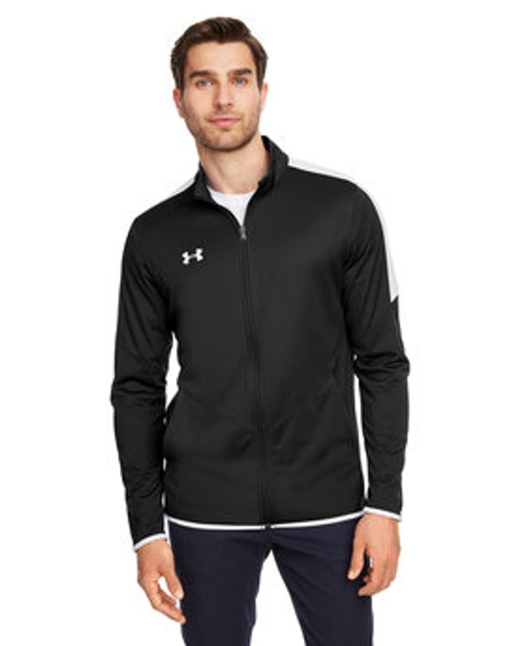 Under Armour Men's Rival Knit Jacket 1326761 BLACK _001