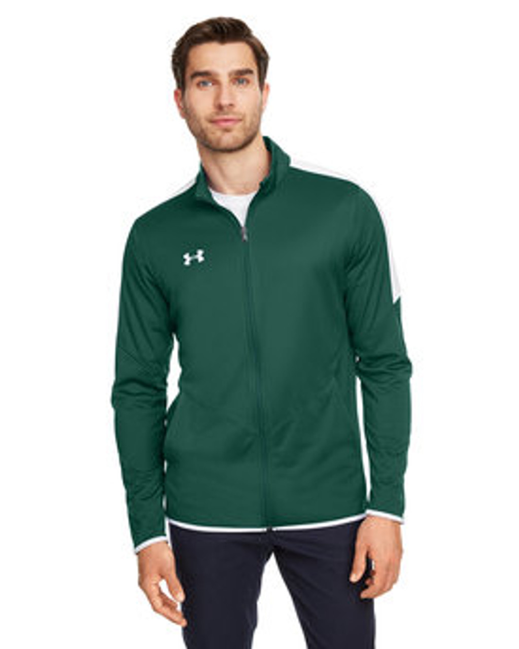 Under Armour Men's Rival Knit Jacket 1326761 FOREST GRN _301