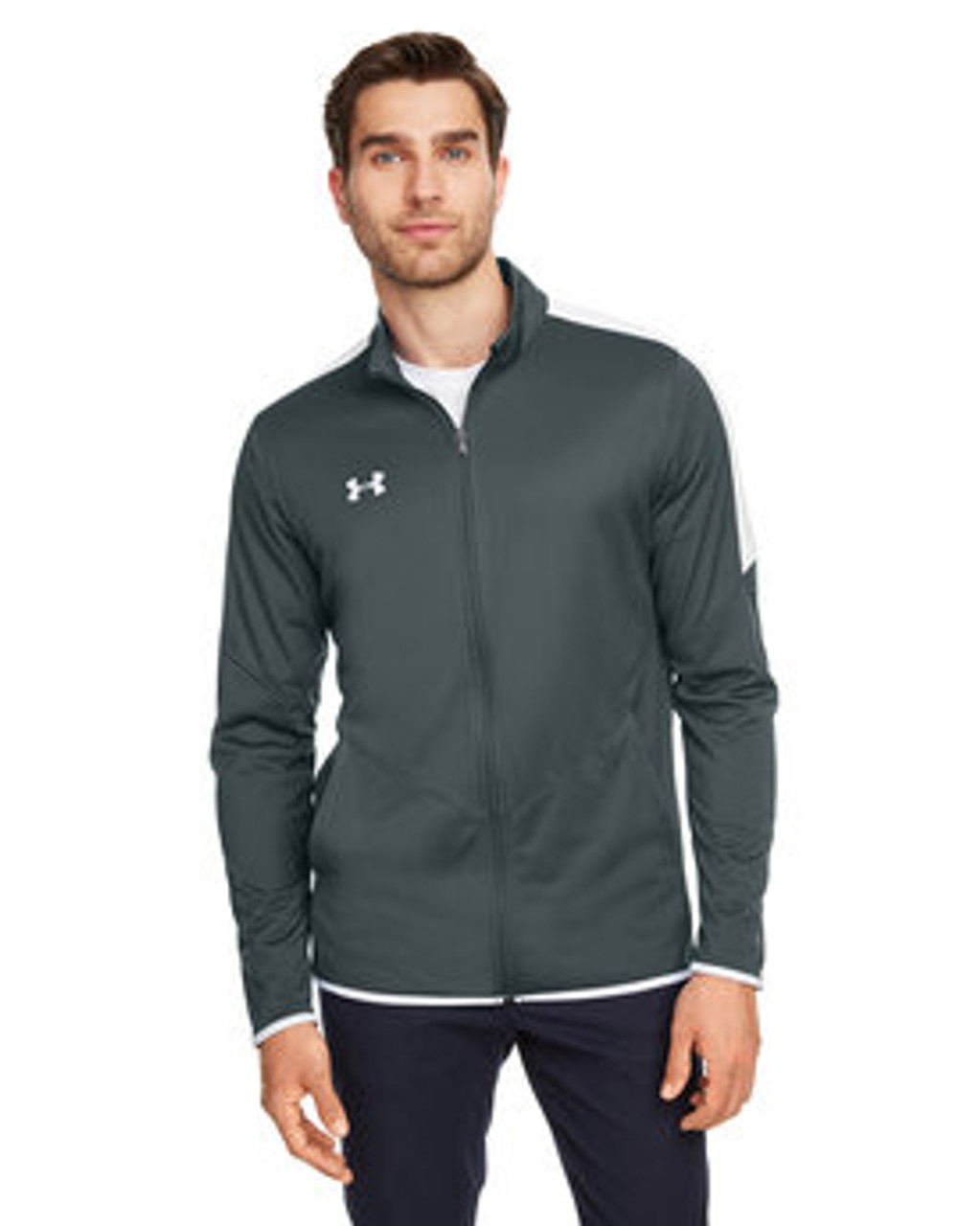 Under Armour Men's Rival Knit Jacket 1326761 STEALTH GRY _008