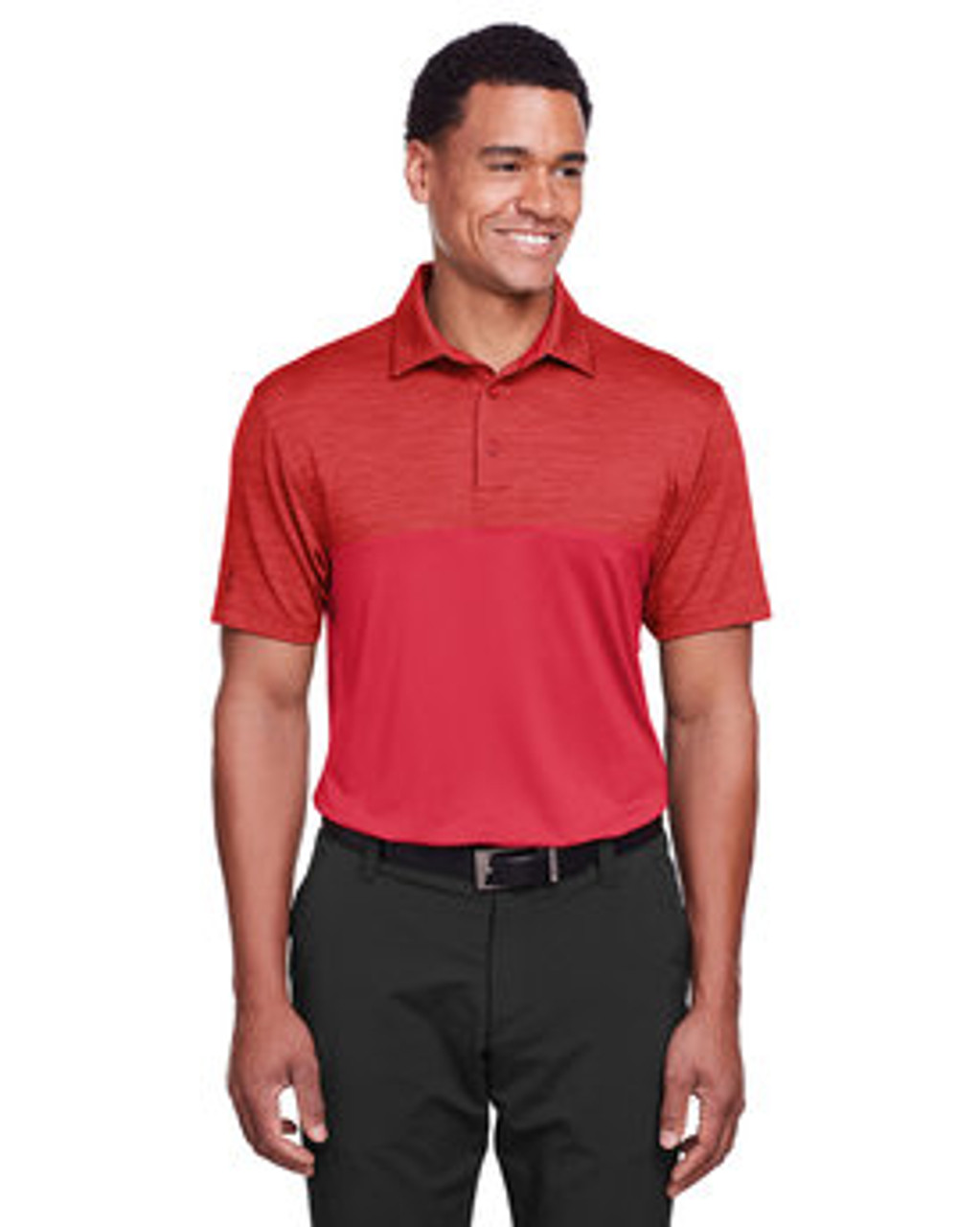 Under Armour Men's Corporate Colorblock Polo  RED _600