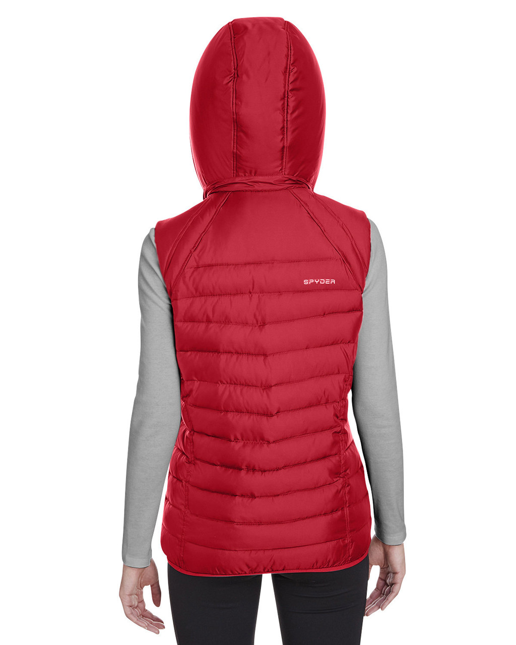 Spyder Ladies' Supreme Puffer Vest S16641 Red Back