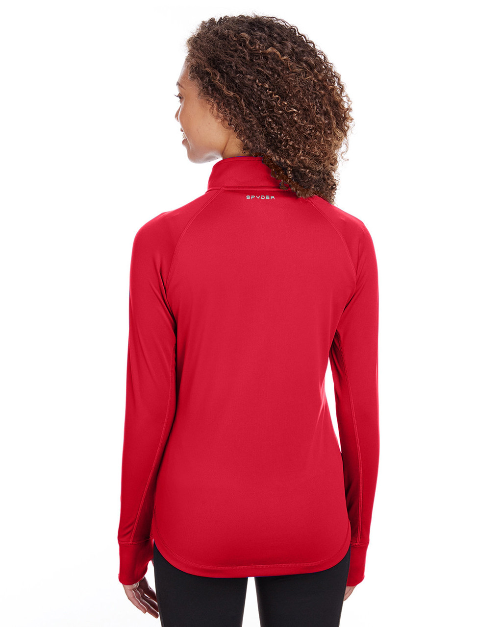 Spyder Ladies' Freestyle Half-Zip  Pullover S16798 Red Back