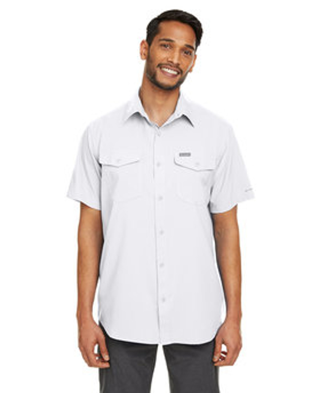 Columbia Men's Utilizer II Solid Performance Short-Sleeve Shirt 1577761 White