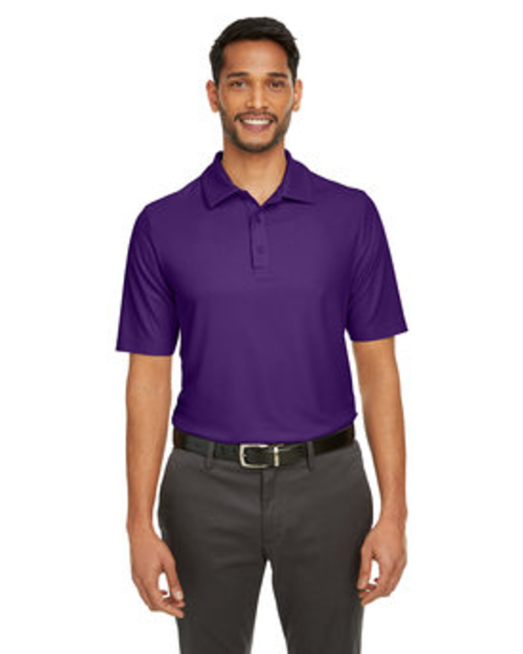 Core 365 Men's Fusion ChromaSoft Pique Polo CE112 Campus Purple