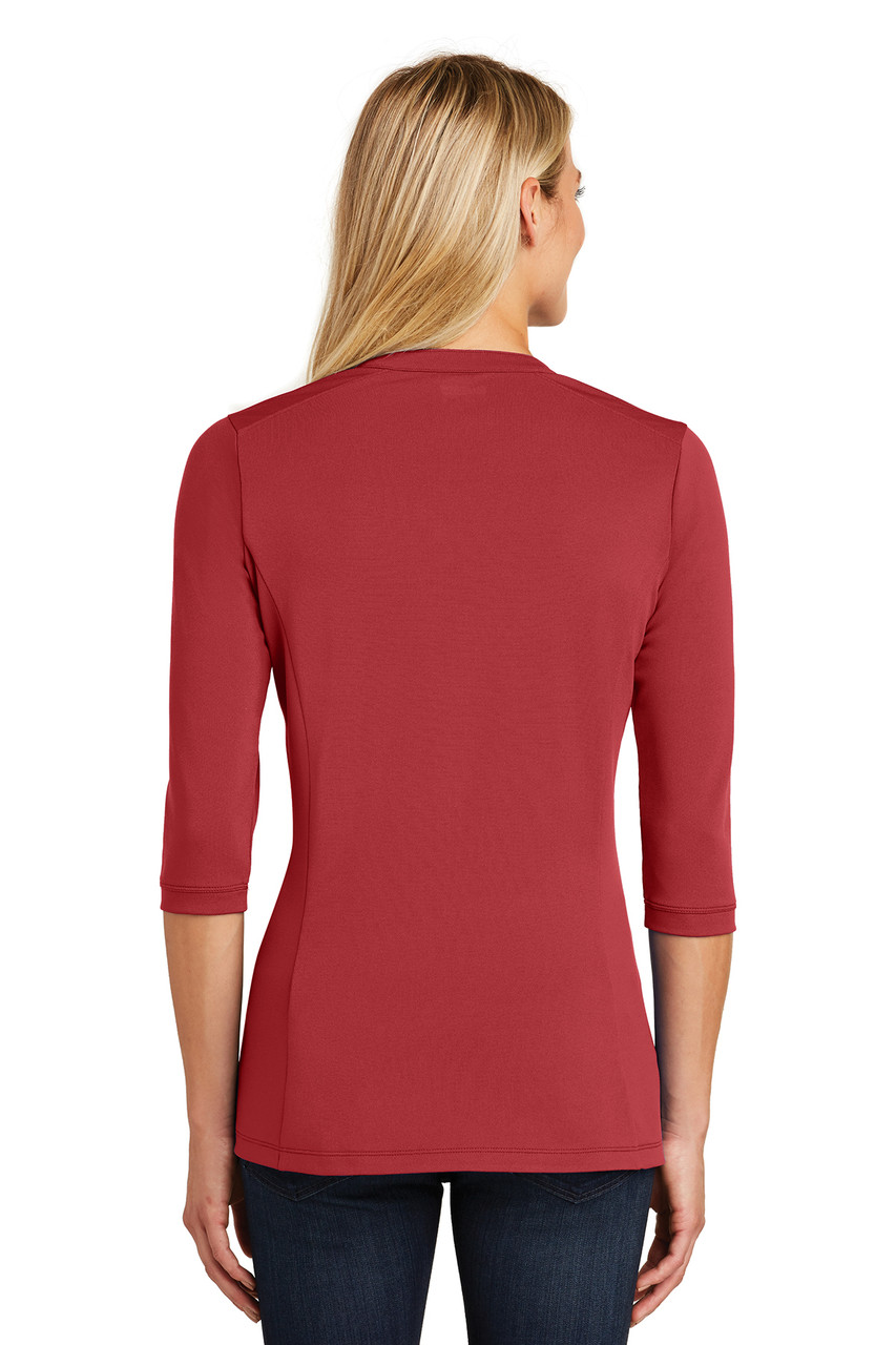 OGIO ® Ladies Fuse Henley. LOG132 Signal Red  Back