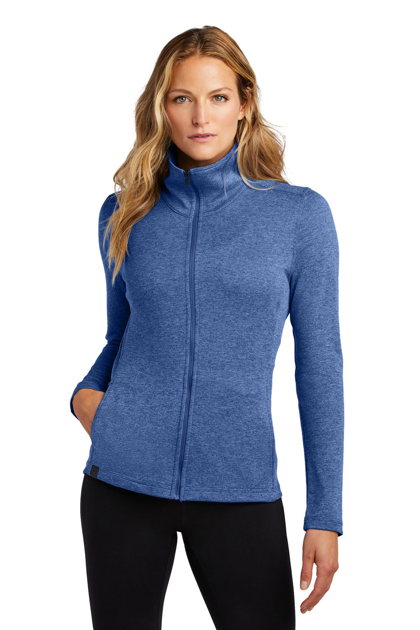 OGIO® Women's Pixel Full-Zip. LOG203 Optic Blue