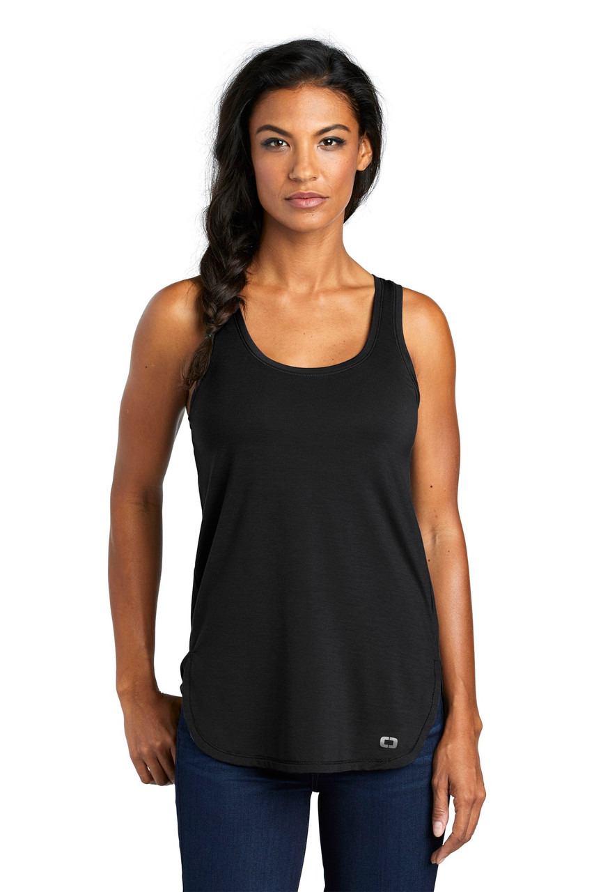 OGIO ® Ladies Luuma Tank. LOG801 Blacktop